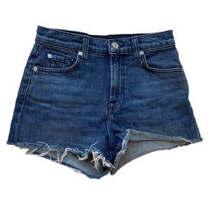 7 For All Mankind Cut Off Hi-Rise Denim Short - Women’s 25